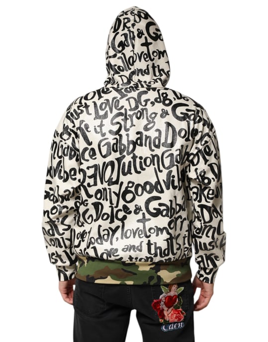 Sudadera con Capucha de Camuflaje Graffiti y Bolsillo - Image 4