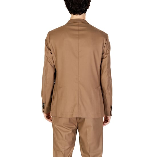 Traje de dos piezas de algodón marrón - Image 2