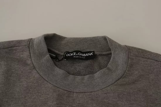 Sudadera Gris de Cuello Redondo King - Image 4
