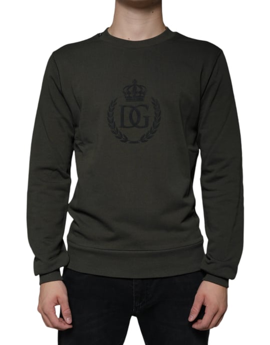Sudadera Verde Olivo con Logo de Corona - Image 2