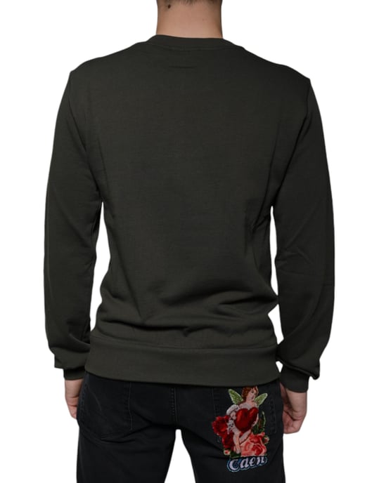 Sudadera Verde Olivo con Logo de Corona - Image 4