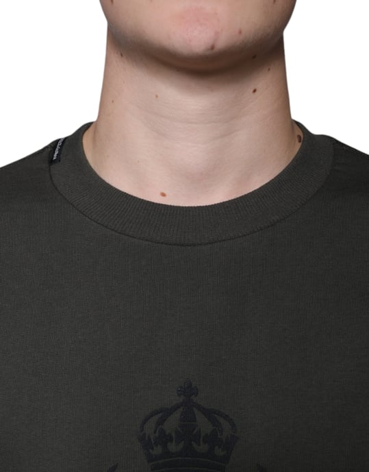 Sudadera Verde Olivo con Logo de Corona - Image 5