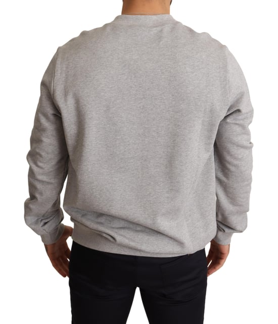 Sudadera Gris de Cuello Redondo King - Image 3