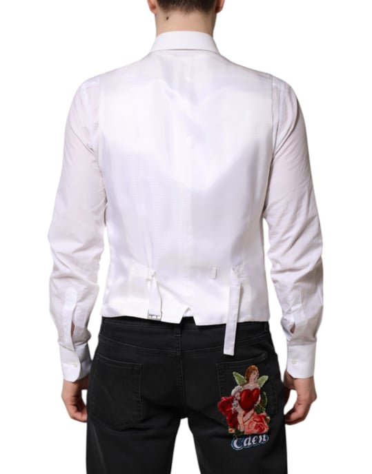 Chaleco Blanco Con Lentejuelas - Image 4