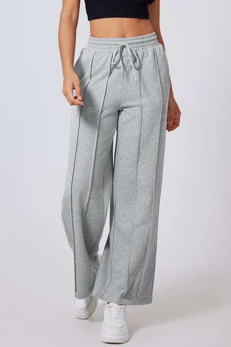 Pantalones de Pierna Ancha con Costuras Centrales - Image 2