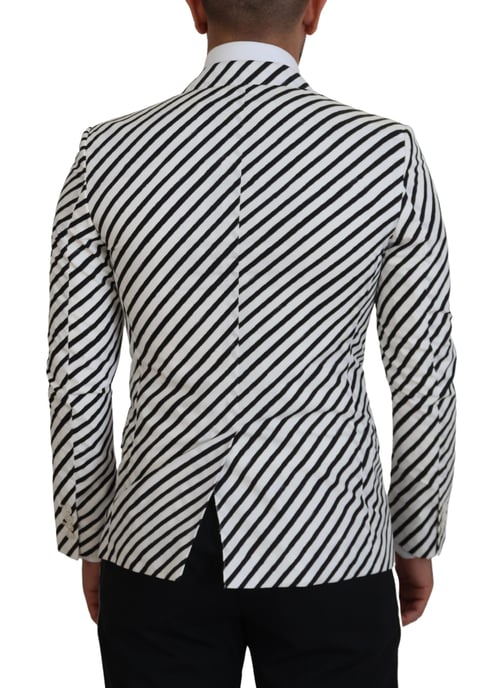 Blazer a Rayas con Solapa Notch - Image 3