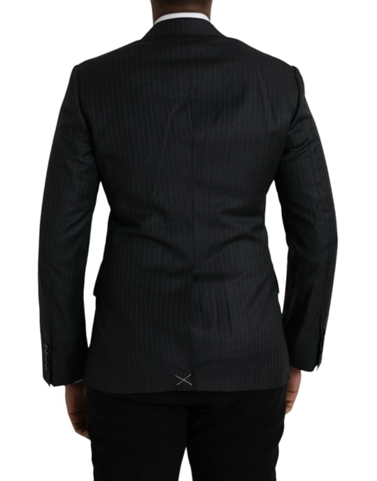 Blazer de corte clásico a rayas - Image 3