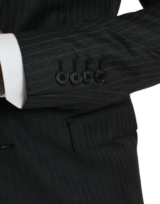Blazer de corte clásico a rayas - Image 4