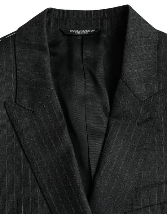 Blazer de corte clásico a rayas - Image 5