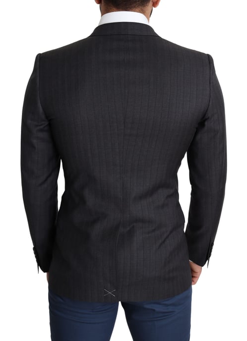 Blazer de Rayas Verticales Ajuste Clásico Jkt2774 - Image 2