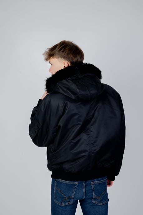 Chaqueta Bomber Negra 50420688 - Image 3