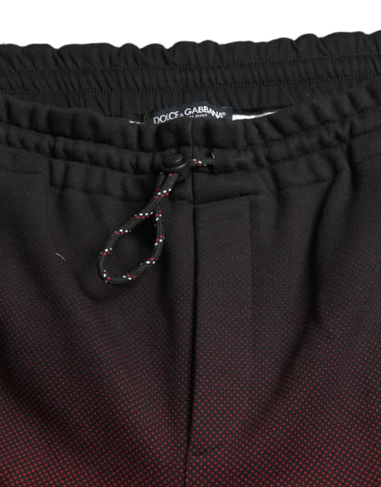 Pantalones cortos de sudadera con estampado de leopardo degradado - Image 5