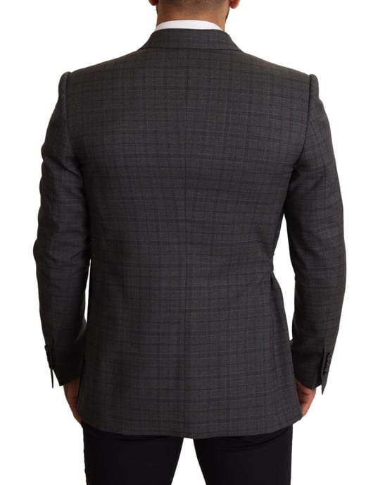 Blazer Envoltura Diseño Cuadros - Image 3