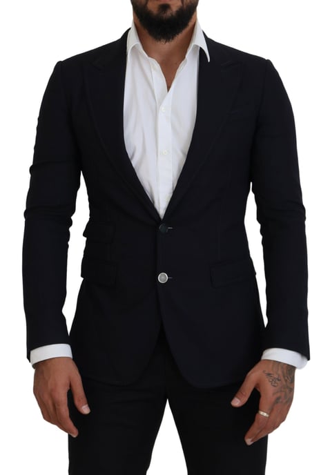 Blazer Clásico de Dos Botones en Marino - Image 1