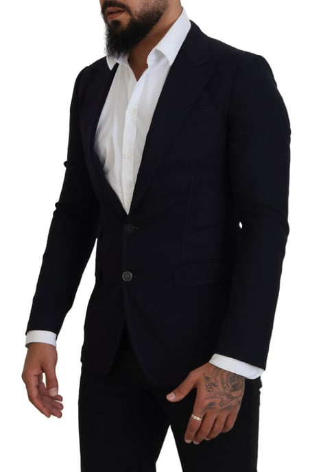 Blazer Clásico de Dos Botones en Marino - Image 2