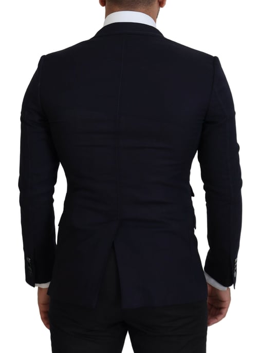 Blazer Clásico de Dos Botones en Marino - Image 3