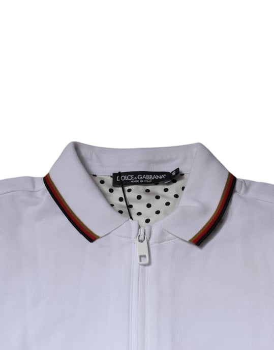Camiseta polo de manga larga con cremallera y detalle de corona - Image 6