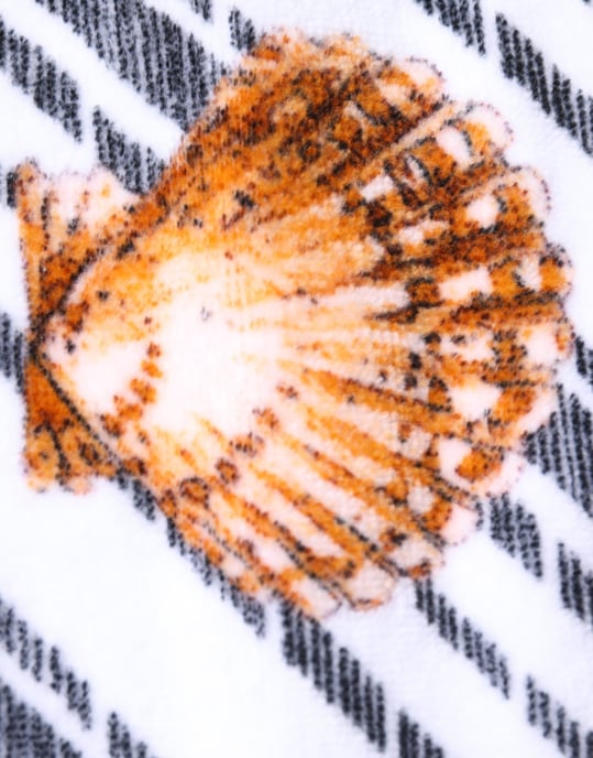 Pareo con estampado de conchas marinas - Image 4
