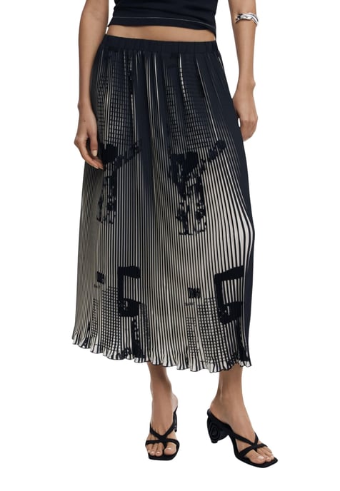 Falda Midi Plisada - Image 1