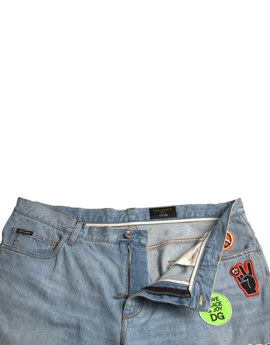 Pantalones Cortos de Mezclilla con Detalle de Parche y Corte Relajado - Image 4