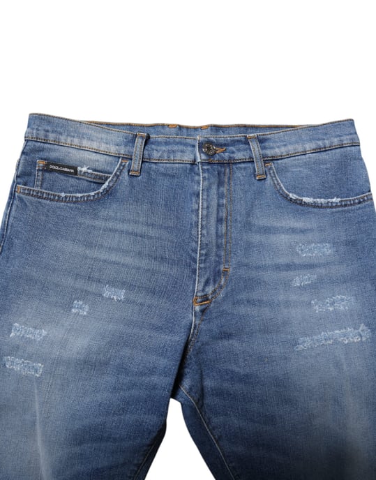 Pantalones Cortos de Mezclilla Desgastados - Image 5