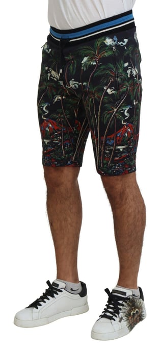 Pantalones Cortos de Estampado Tropical Estilo Verano - Image 2