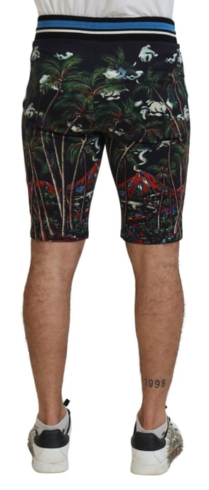 Pantalones Cortos de Estampado Tropical Estilo Verano - Image 3