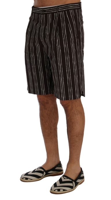 Pantalones Cortos de Rayas Verticales - Image 2