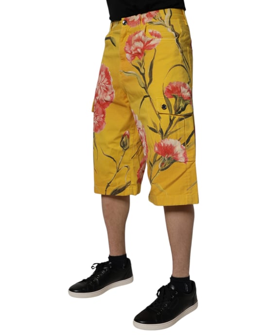Pantalones Cortos Cargo Florales - Image 3