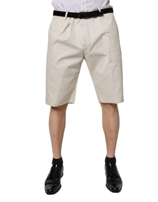 Pantalones Cortos de Algodón Plisados Casual - Image 2