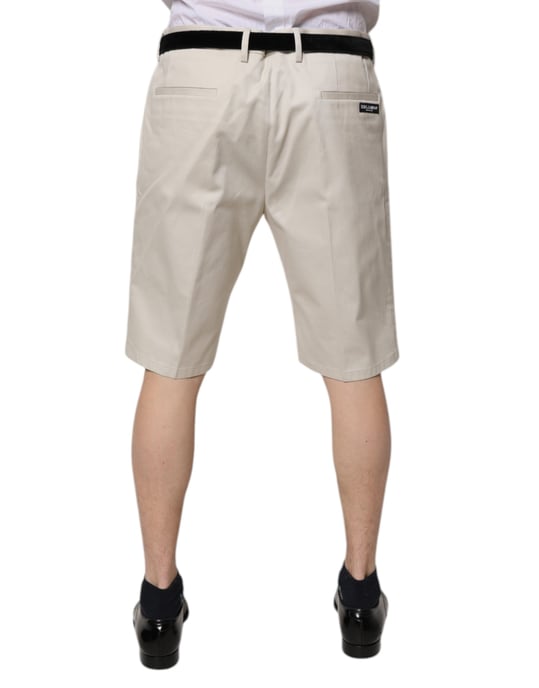Pantalones Cortos de Algodón Plisados Casual - Image 4