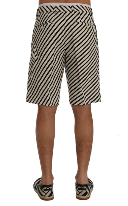 Pantalones Cortos Rayados Diagonales Verano Resort - Image 3