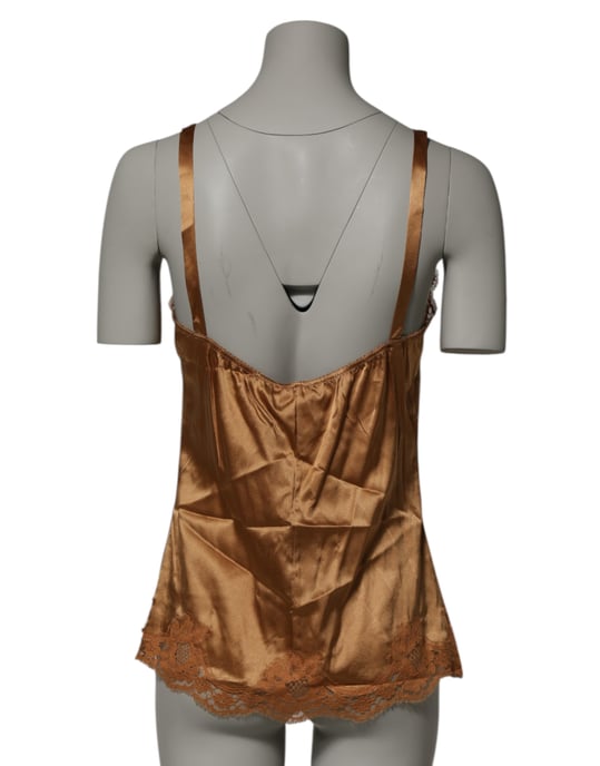 Camisón de Seda con Encaje - Image 4