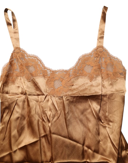 Camisón de Seda con Encaje - Image 5