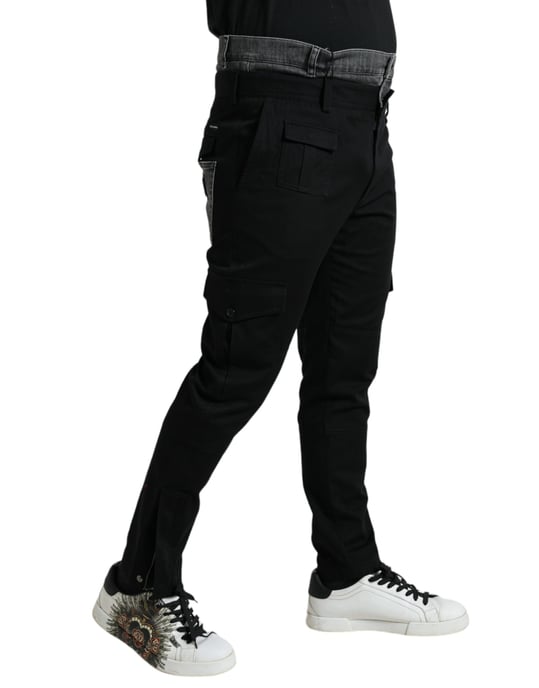 Pantalones Cargo Estilo Bicolores - Image 2