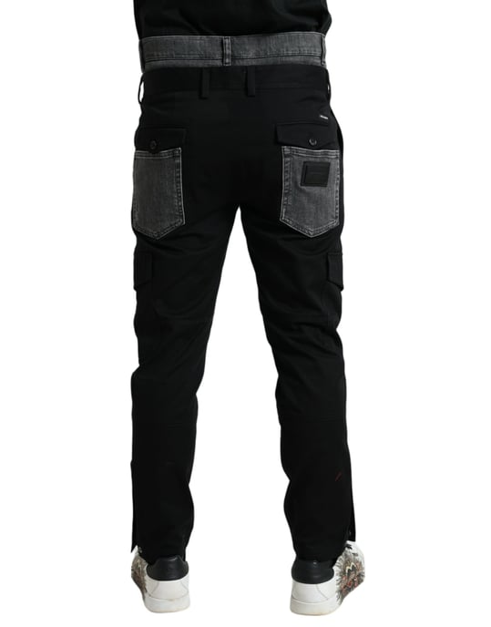 Pantalones Cargo Estilo Bicolores - Image 3