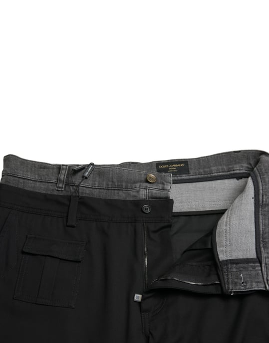 Pantalones Cargo Estilo Bicolores - Image 5