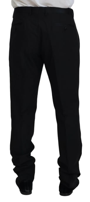 Pantalones Clásicos Ajuste Negro - Image 3
