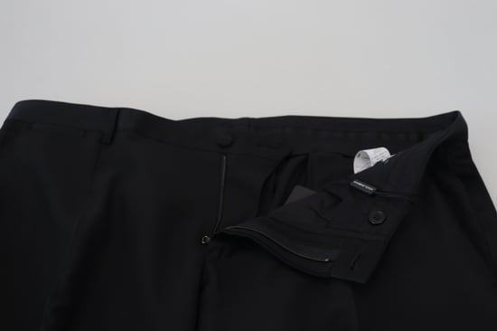 Pantalones Clásicos Ajuste Negro - Image 5