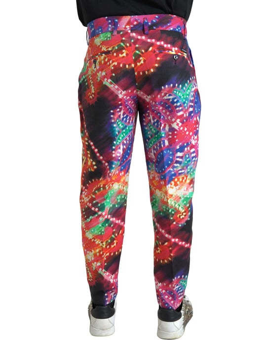 Pantalones Plisados con Estampado Multicolor - Image 2