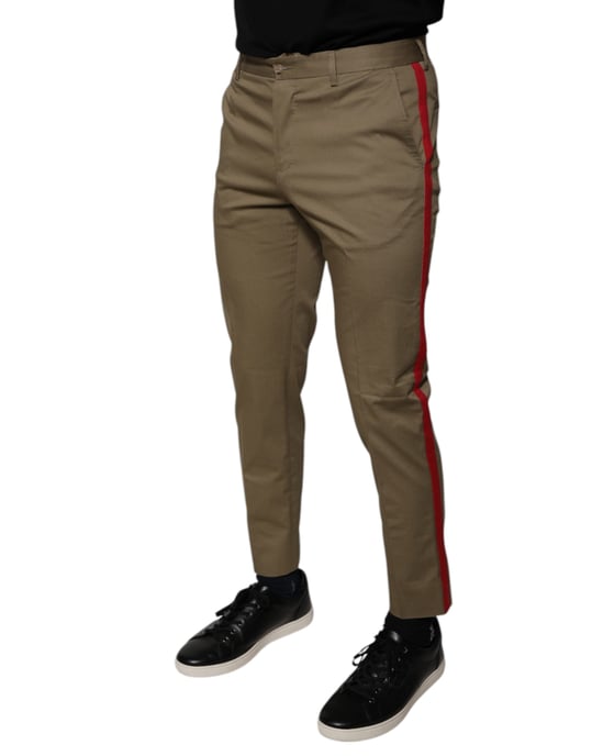 Pantalones Casual de Corte Slim con Rayas Laterales - Image 3