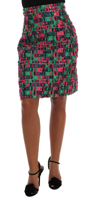Falda Lápiz Multicolor Dolce & Gabbana - Image 1