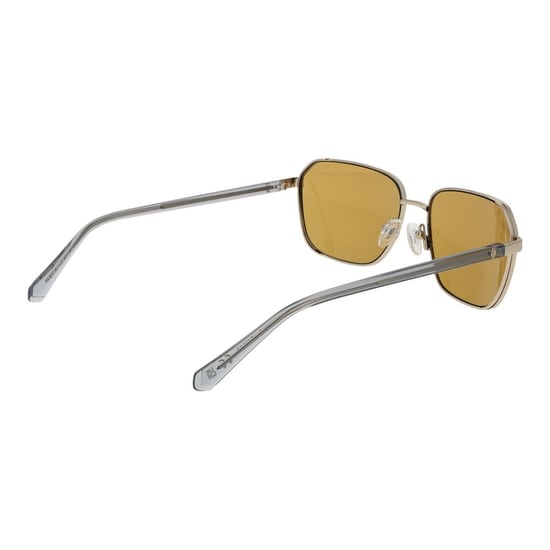 Gafas de sol con marco dorado y lentes marrones - Image 3