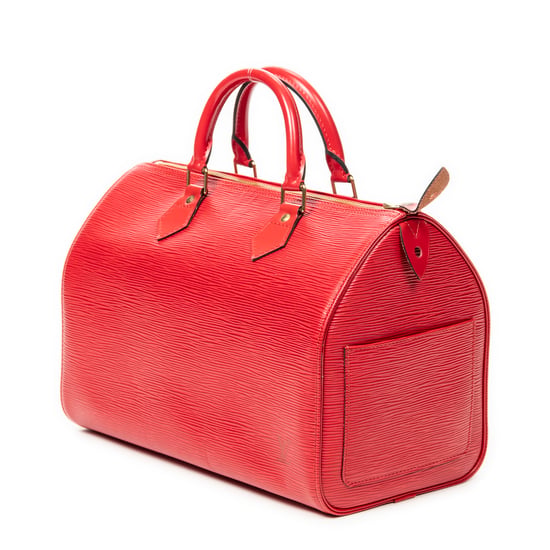 Louis Vuitton Speedy 30 en Rojo Piel de becerro - Image 2