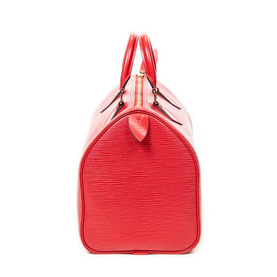 Louis Vuitton Speedy 30 en Rojo Piel de becerro - Image 4