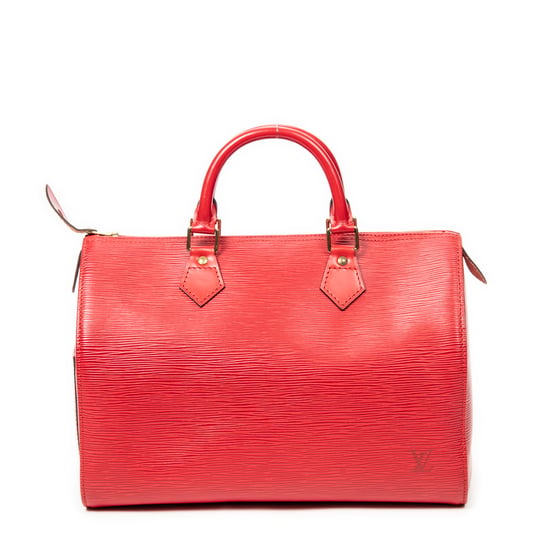 Louis Vuitton Speedy 30 en Rojo Piel de becerro - Image 5