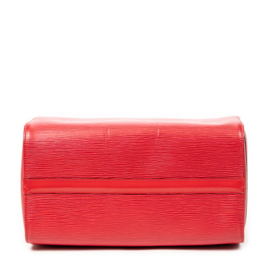 Louis Vuitton Speedy 30 en Rojo Piel de becerro - Image 6