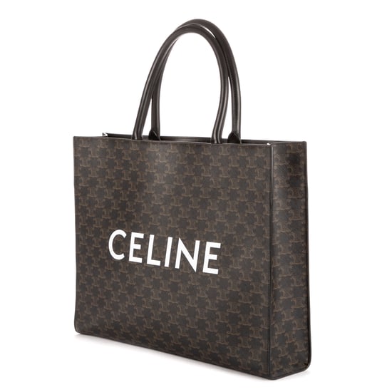 Celine Horizontal Cabas en Black Lienzo recubierto - Image 2