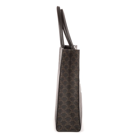 Celine Horizontal Cabas en Black Lienzo recubierto - Image 5