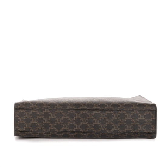 Celine Horizontal Cabas en Black Lienzo recubierto - Image 6